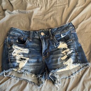 American eagle shortie shorts
